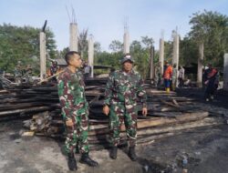 Dandim: Tinjau Satu Unit Rumah Hangus Terbakar Di Bener Meriah