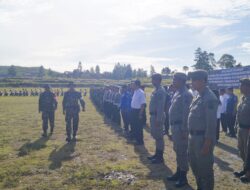 Kodim 0119/BM, Gelar Apel Pasukan Dalam Rangka Simulasi Bencana Alam, Erupsi Gunung Burni Telong