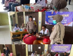 Satlantas Polres Aceh Selatan Gelar Bakti Kesehatan Gratis untuk Pengemudi dan penumpang, Sambut HUT Lalu Lintas Bhayangkara 69.