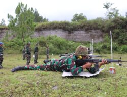 Mengasah Kemampuan Prajurit, Kodim 0106/Ateng Gelar Latihan Menembak TW III Ta 2024