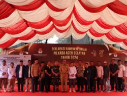 Kapolres Aceh Selatan Hadiri Deklarasi Kampanye Damai Pilkada 2024.