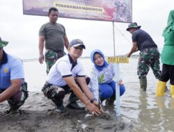 Memperingati HUT TNI Ke-79 Komandan Lanal Lhokseumawe Pimpin Kegiatan Karya Bhakti 