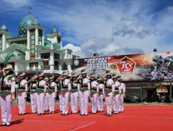Tingkatkan Disiplin Generasi Muda, Dandim 0106/Aceh Tengah Menutup Lomba Peraturan Baris-Berbaris (PBB)