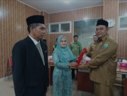 Teuku Reza Fahlevi Pj. Bupati Simeulue Lantik Dua Pengawas Penyelenggaraan Urusan Pemerintahanan Daerah (PPUPD)