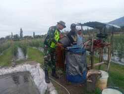 Peran Aktif Babinsa Koramil 03/TG Dalam Pertanian Di Wilayah Binaan
