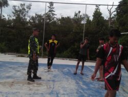 Tingkatkan Semangat Berlatih, Babinsa Koramil 03/TG Berikan Motivasi Kepada Pemuda