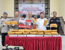 Polres Langsa Ungkap Peredaran Ganja Besar-Besaran, Amankan 58.850 Gram dan Satu Tersangka”