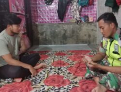 Jaga Silahturahmi, Babinsa Koramil 05/Permata Sambangi Rumah Warga