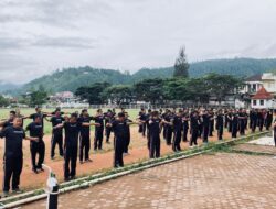 Jaga Kebugaran, Puluhan Anggota Kodim 0106/ Ateng Ikut Lari Pagi