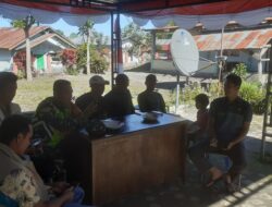 Pererat Sinergitas, Babinsa Koramil 03/TG.Komsos Dengan Perangkat Desa