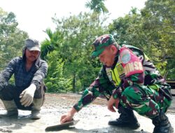 Babinsa Koramil 03/TG Bersama Warga Goro, Sarana Ibadah