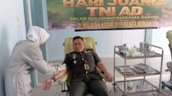 Kodim 0119/BM Kumpulkan 100 Kantong Darah Di Hari Juang TNI AD Ke 79