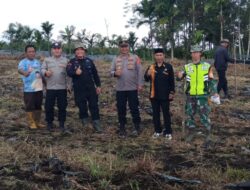 Sinergitas TNI-Polri Laksanakan Penanaman Jagung Perdana Seluas 2 Ha