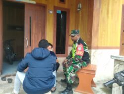 Babinsa Koramil 08/Silih Nara Himbau Masyarakat Waspada Hadapi Cuaca Ekstrim