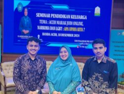 Forum Dai Milenial Hadiri Seminar Pendidikan Keluarga di Aula Serba Guna Kantor Gubernur Aceh