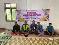 Babinsa Koramil 03/TG Hadiri Musrenbang Tingkat Desa