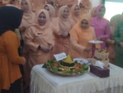 Pemotongan Tumpeng Tandai Puncak Peringatan HUT DWP Ke 25 Di Bireuen.