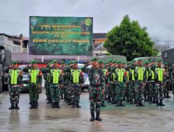 Kodim 0106/Aceh Tengah Gelar Apel Personil dan Materil Kesiapan PAM Nataru Tahun 2024