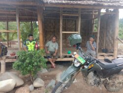 Serda Riswandi Koramil 08/.Silih Nara Komsos di Desa Tanjung Kecamatan Rusip Antara 