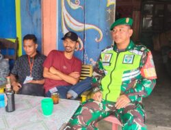Antisipasi Kenakalan Remaja, Babinsa Komsos Bersama Pemuda