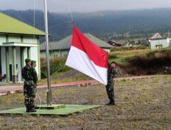 Kodim 0119/BM Gelar Upacara Bendera Hari Senin