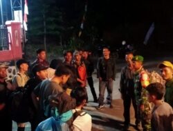 Akhir Tahun, Babinsa 03/TG, Dan Tokoh Pemuda Pantau Pos Puncak Merapi Boerni Telong