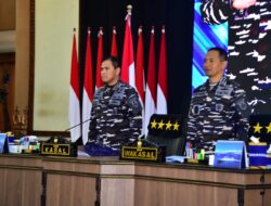 Laksamana Pertama TNI May Franky Pasuna Sihombing Ikuti Apel Komandan Satuan TNI AL