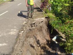 Jajaran Babinsa Koramil 03/TG Monitoring Wilayah Akibat Cuaca Ekstrim