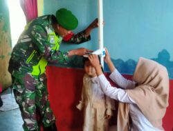 Sukseskan Progam Kesehatan Masyarakat, Babinsa Lakukan Pendampingan Posyandu