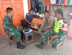 Babinsa Komsos Bersama Warga, Pererat Hubungan TNI Rakyat