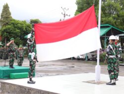 Pimpin Upacara Bulanan tgl 17 Januari 2025 , Dandim 0106/Ateng Sampaikan Amanat Panglima TNI