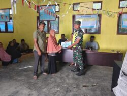 Babinsa Hadiri Penyaluran Anggaran BLT