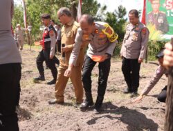 Polres Bener Meriah dan Forkopimda Gelar Penanaman Jagung Serentak di Desa Wonosobo 