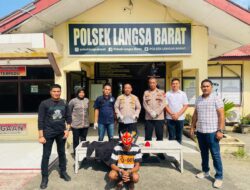 Polsek Langsa Barat Tangkap Pelaku Pencurian Sepeda Motor, Rekannya Masih DPO