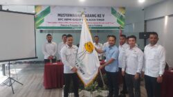 Muhammad Ridwan Resmi Nahkodai BPC Hipmi Aceh Timur Masa Bakti 2025 – 2028