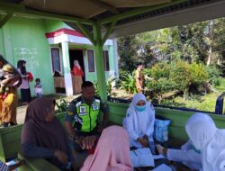 Babinsa Dampingi Pelayanan Posyandu Dan Posbindu PTM Lansia 
