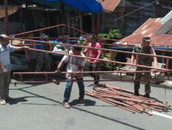 Babinsa Koramil 03/TG Bersama Warga Bergotong Royong