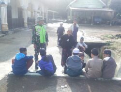 Sambangi Pondok Pesantren, Babinsa Berikan Motivasi Para Santri Dalam Menimba Ilmu