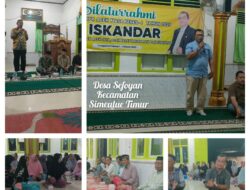 Silaturahmi Ir. Iskandar Anggota DPR Aceh Dapil X Masa Reses -I Tahun 2025 Di Desa Labuhan Bakti dan Desa Sefoyan