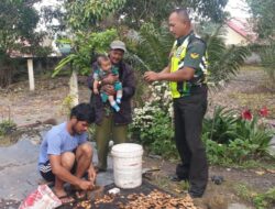 Berikan Motivasi, Babinsa Sambangi Petani Kakao Di Wilayah Binaan