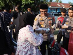 Polres Aceh Timur Tebar Berkah Ramadhan dengan Takjil Gratis
