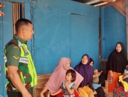 Terapkan Pola Hidup Sehat Dikeluarga, Babinsa Berikan Himbauan Kepada Warga