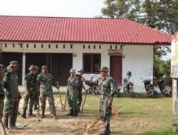 Bakar Semangat! Kapten Kav Khairul Nizam Pimpin Apel dan Motivasi Satgas TMMD ke-123