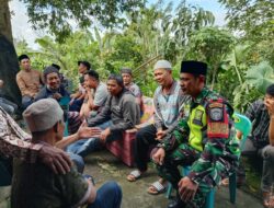 Peduli Terhadap Warga Binaan, Babinsa Hadiri Layat Di Rumah Duka