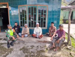 Babinsa Koramil 08/Silih Nara Laksanakan Anjangsana dan Komsos di Desa Mulia Jadi