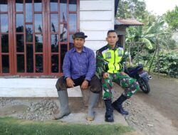 Babinsa Koramil 08/Silih Nara Laksanakan Komsos dengan Warga di Desa Wih Porak