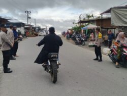 Polsek Permata Gelar  Pengamanan Pasar Takjil Ramadhan 1446 H
