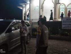 Polsek Permata Gelar patroli dan Pengamanan Shalat Tarawih Selama Bulan Ramadhan