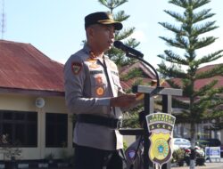 Upacara Kenaikan Pangkat Pengabdian Personel Polres Bener Meriah