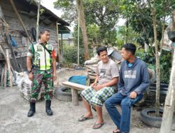 Laksanakan Binter, Babinsa Komsos Bersama Warga Di Wilayah Binaan